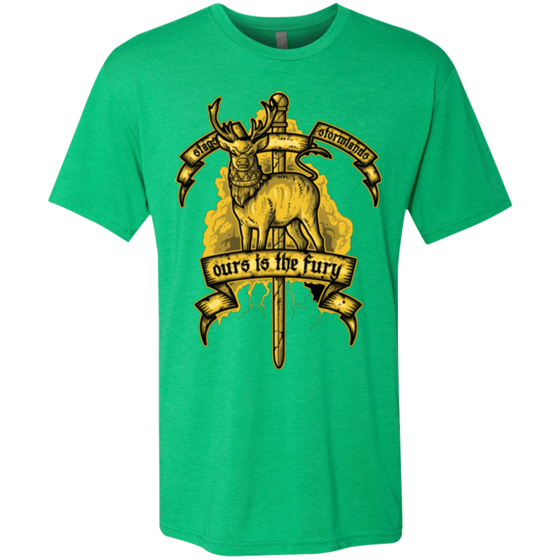T-Shirts Envy / Small OURS IS THE FURY Men's Triblend T-Shirt