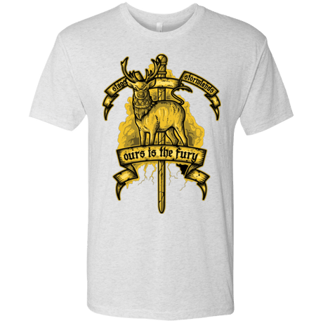 T-Shirts Heather White / Small OURS IS THE FURY Men's Triblend T-Shirt