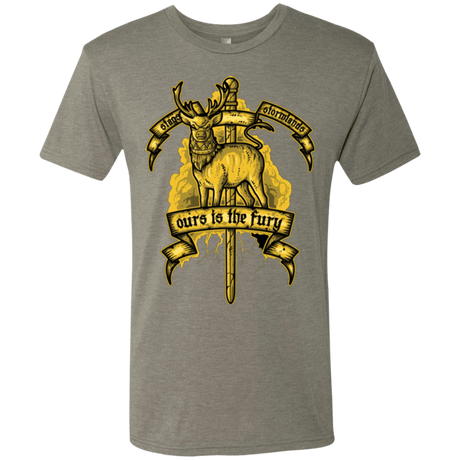 T-Shirts Venetian Grey / Small OURS IS THE FURY Men's Triblend T-Shirt