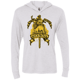 T-Shirts Heather White / X-Small OURS IS THE FURY Triblend Long Sleeve Hoodie Tee