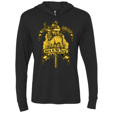 T-Shirts Vintage Black / X-Small OURS IS THE FURY Triblend Long Sleeve Hoodie Tee