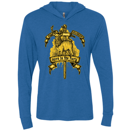 T-Shirts Vintage Royal / X-Small OURS IS THE FURY Triblend Long Sleeve Hoodie Tee