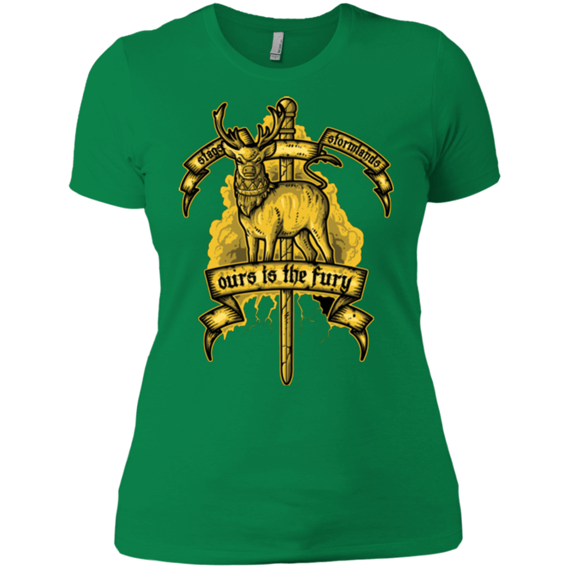T-Shirts Kelly Green / X-Small OURS IS THE FURY Women's Premium T-Shirt