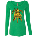 T-Shirts Envy / Small OURS IS THE FURY Women's Triblend Long Sleeve Shirt