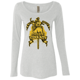 T-Shirts Heather White / Small OURS IS THE FURY Women's Triblend Long Sleeve Shirt