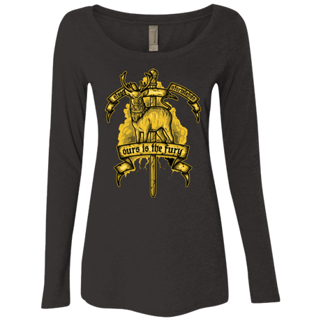 T-Shirts Vintage Black / Small OURS IS THE FURY Women's Triblend Long Sleeve Shirt