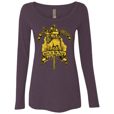 T-Shirts Vintage Purple / Small OURS IS THE FURY Women's Triblend Long Sleeve Shirt