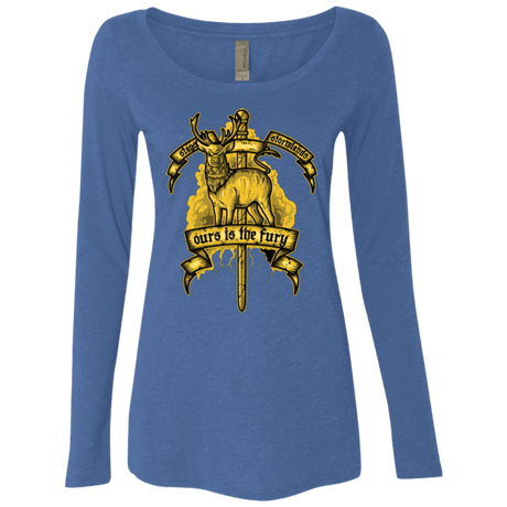 T-Shirts Vintage Royal / Small OURS IS THE FURY Women's Triblend Long Sleeve Shirt