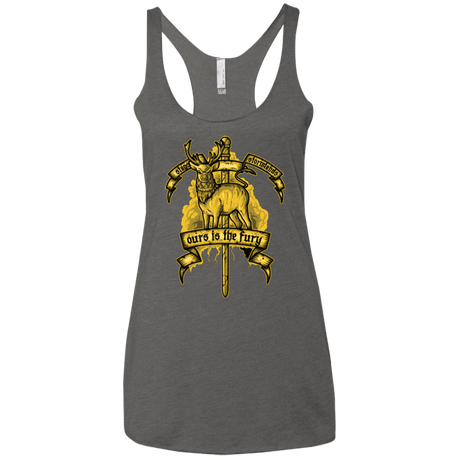 T-Shirts Premium Heather / X-Small OURS IS THE FURY Women's Triblend Racerback Tank