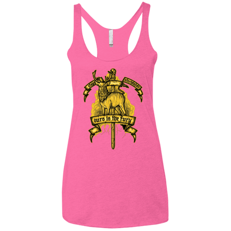 T-Shirts Vintage Pink / X-Small OURS IS THE FURY Women's Triblend Racerback Tank