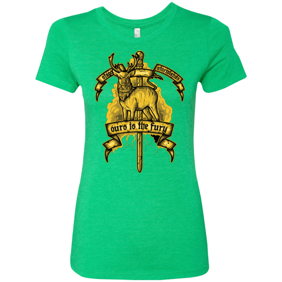 T-Shirts Envy / Small OURS IS THE FURY Women's Triblend T-Shirt