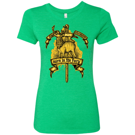 T-Shirts Envy / Small OURS IS THE FURY Women's Triblend T-Shirt