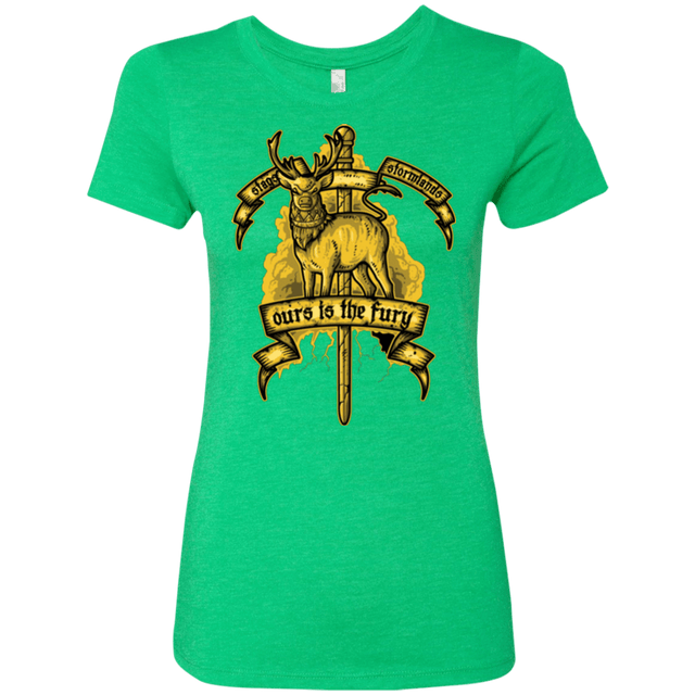 T-Shirts Envy / Small OURS IS THE FURY Women's Triblend T-Shirt