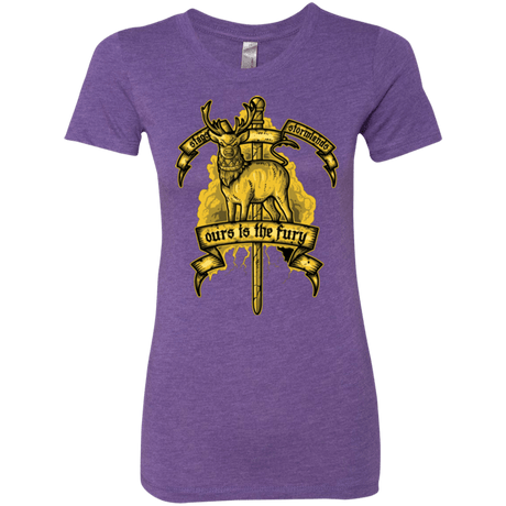 T-Shirts Purple Rush / Small OURS IS THE FURY Women's Triblend T-Shirt
