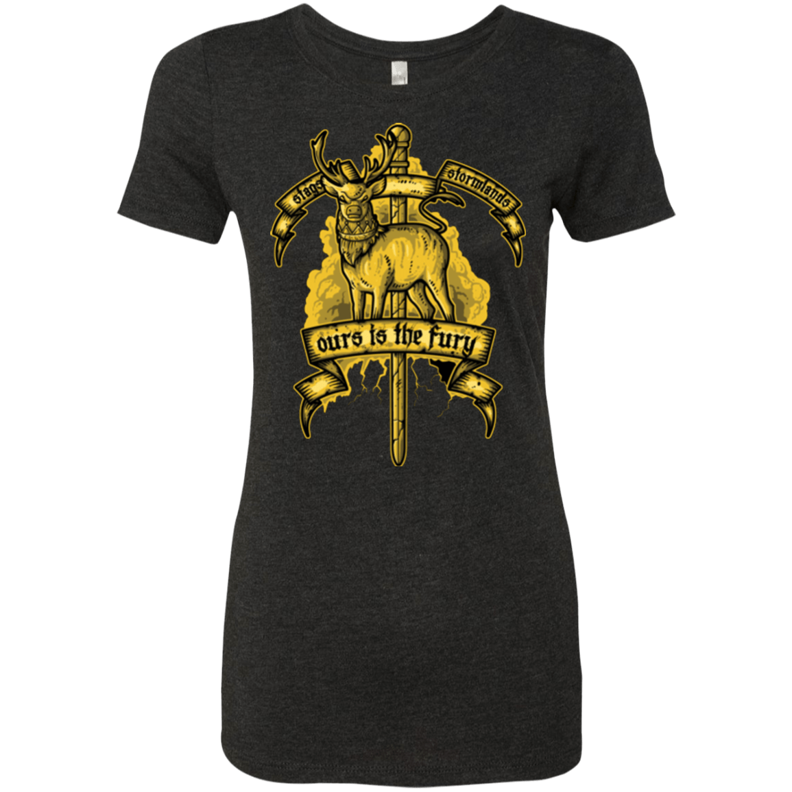 T-Shirts Vintage Black / Small OURS IS THE FURY Women's Triblend T-Shirt