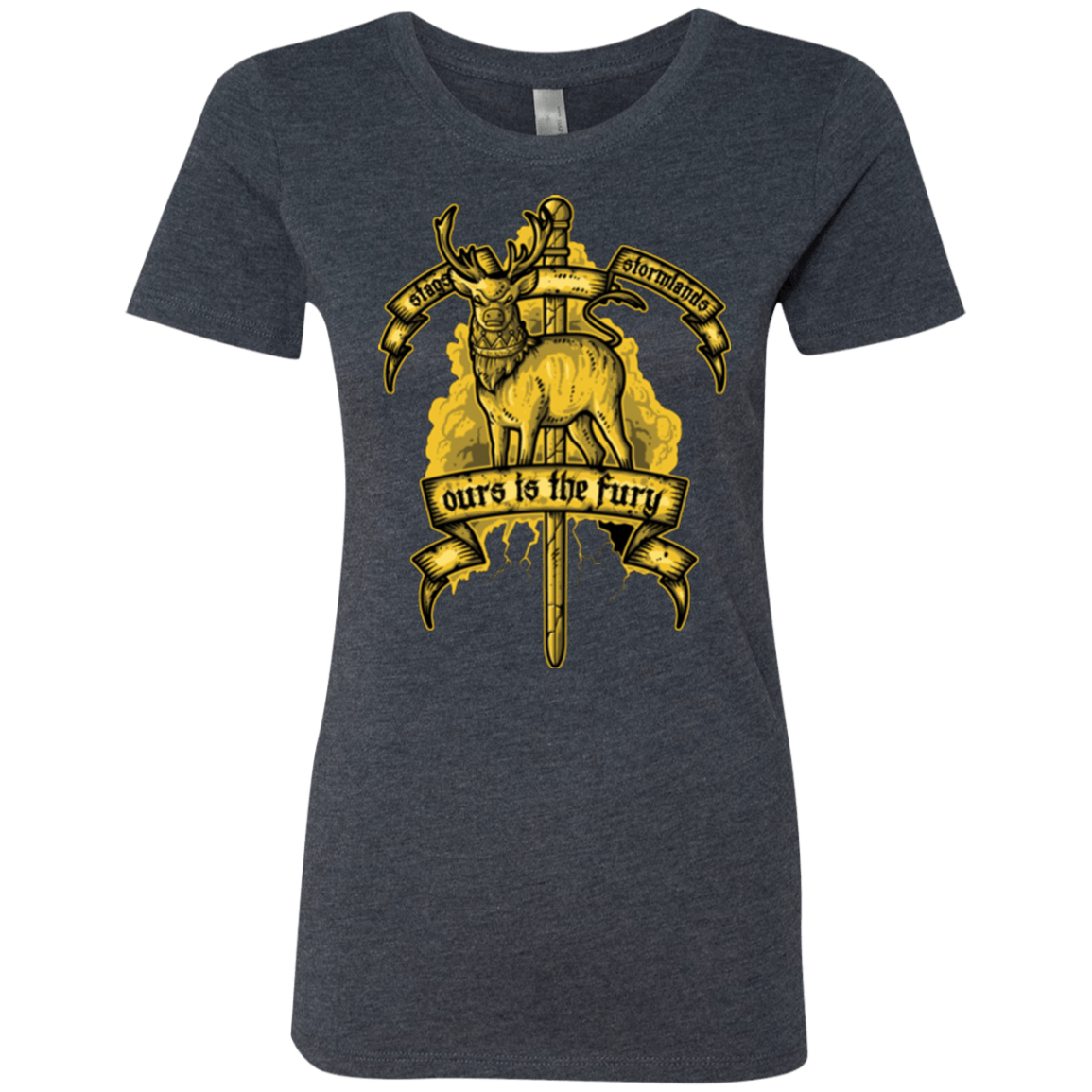 T-Shirts Vintage Navy / Small OURS IS THE FURY Women's Triblend T-Shirt