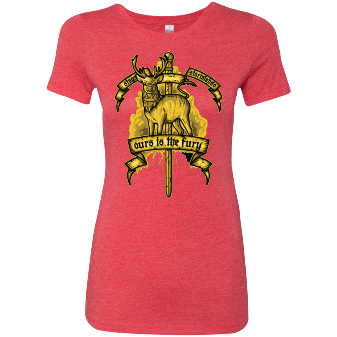 T-Shirts Vintage Red / Small OURS IS THE FURY Women's Triblend T-Shirt
