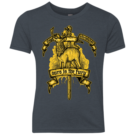 T-Shirts Vintage Navy / YXS OURS IS THE FURY Youth Triblend T-Shirt