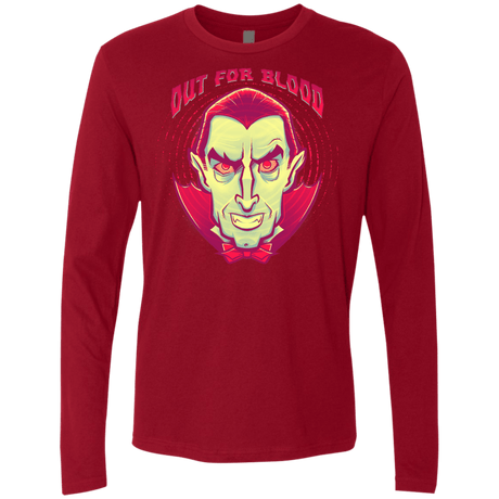 T-Shirts Cardinal / Small OUT FOR BLOOD Men's Premium Long Sleeve