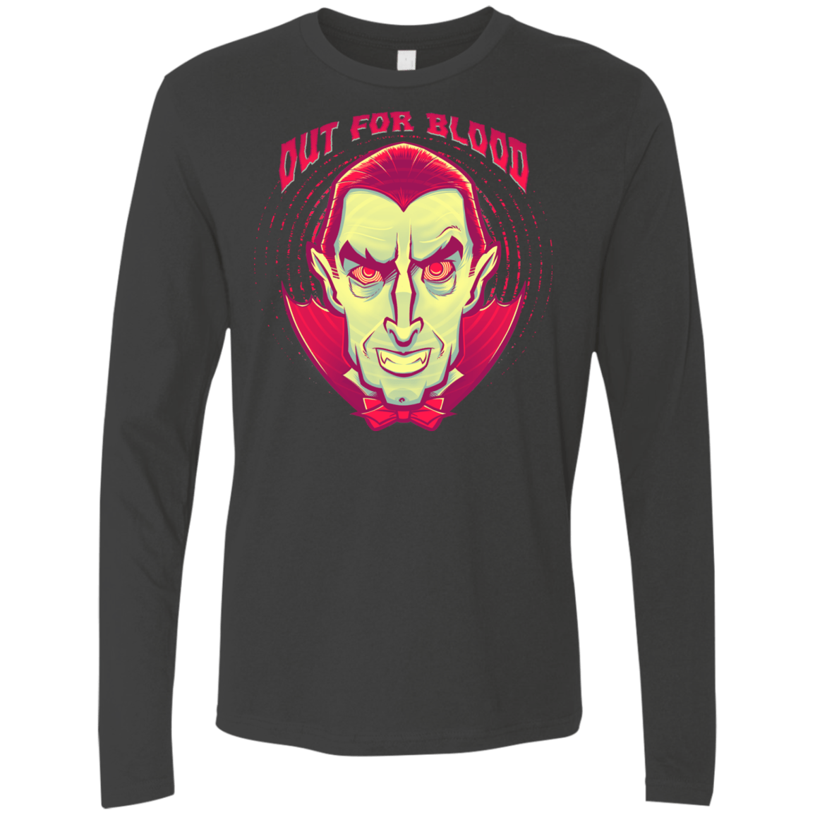 T-Shirts Heavy Metal / Small OUT FOR BLOOD Men's Premium Long Sleeve