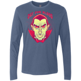 T-Shirts Indigo / Small OUT FOR BLOOD Men's Premium Long Sleeve