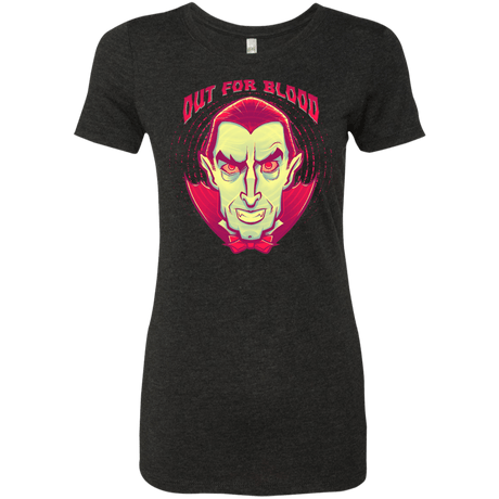 T-Shirts Vintage Black / Small OUT FOR BLOOD Women's Triblend T-Shirt