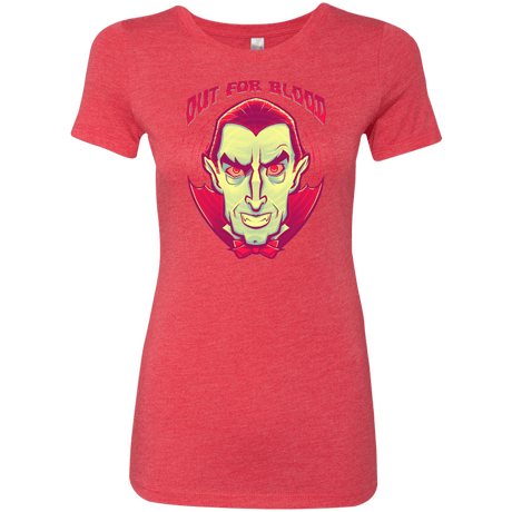 T-Shirts Vintage Red / Small OUT FOR BLOOD Women's Triblend T-Shirt