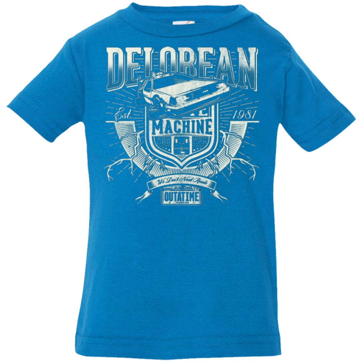 T-Shirts Cobalt / 6 Months Outa Time Infant Premium T-Shirt