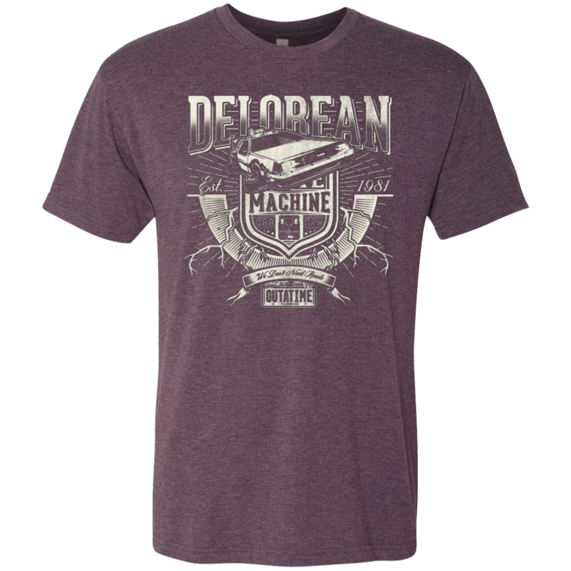 T-Shirts Vintage Purple / Small Outa Time Men's Triblend T-Shirt