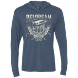 T-Shirts Indigo / X-Small Outa Time Triblend Long Sleeve Hoodie Tee