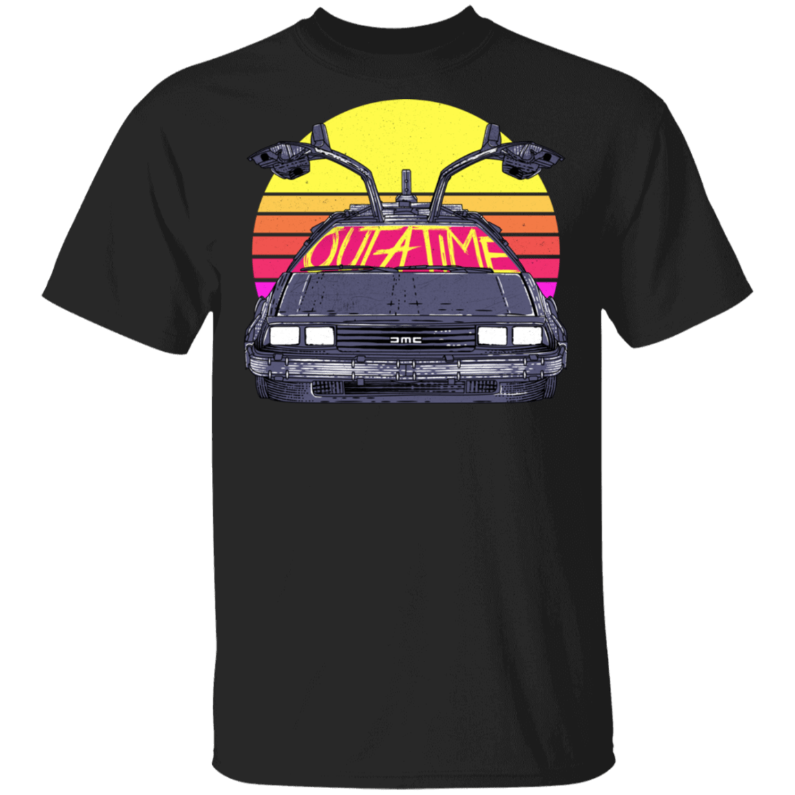 T-Shirts Black / S Outatime In The 80s T-Shirt