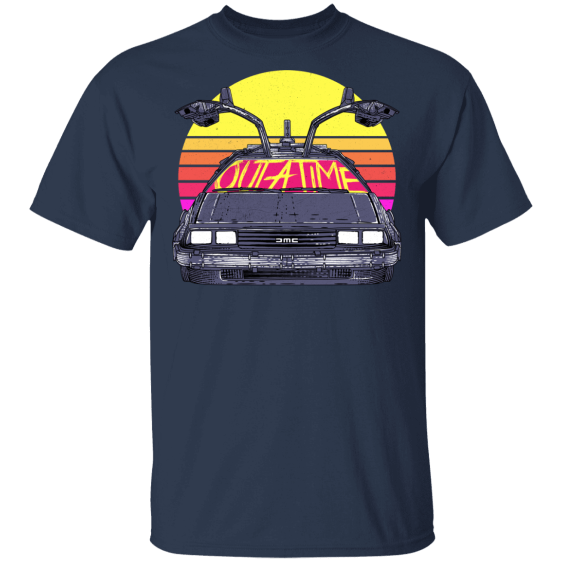 T-Shirts Navy / S Outatime In The 80s T-Shirt