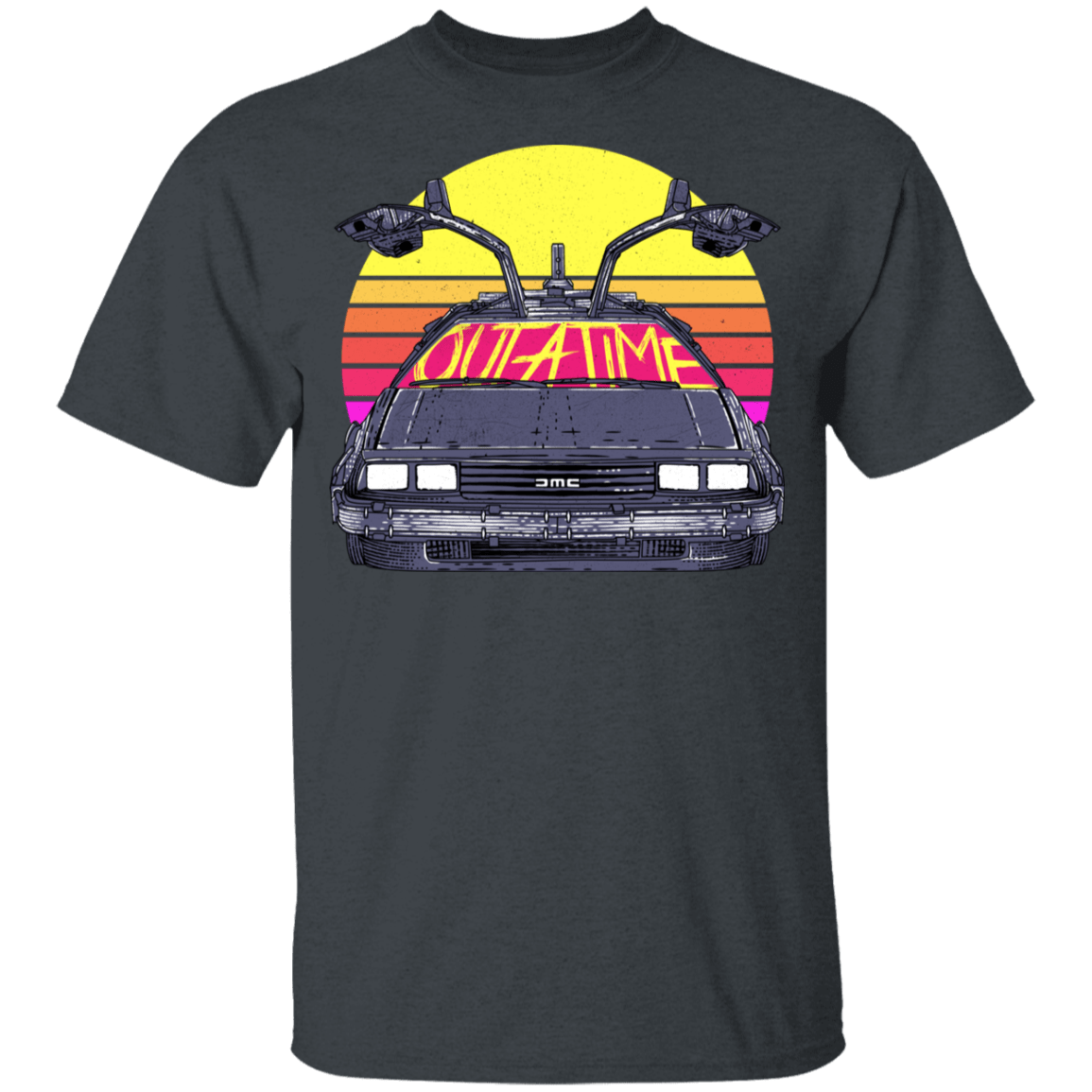 T-Shirts Dark Heather / YXS Outatime In The 80s Youth T-Shirt