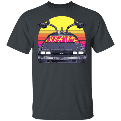 T-Shirts Dark Heather / YXS Outatime In The 80s Youth T-Shirt