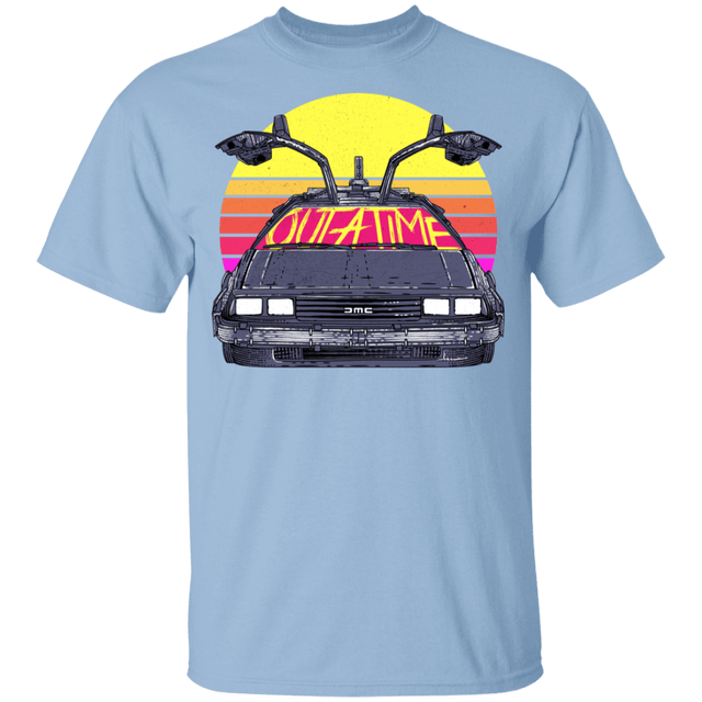 T-Shirts Light Blue / YXS Outatime In The 80s Youth T-Shirt