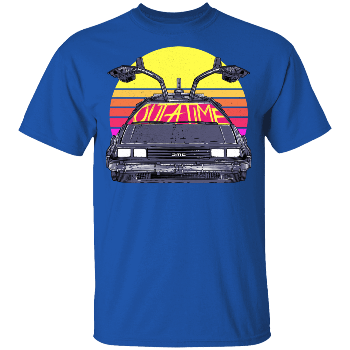 T-Shirts Royal / YXS Outatime In The 80s Youth T-Shirt