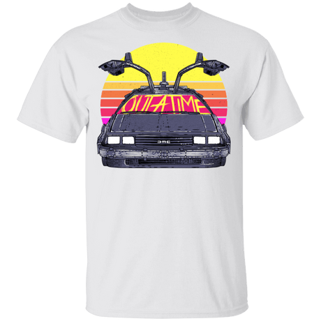 T-Shirts White / YXS Outatime In The 80s Youth T-Shirt