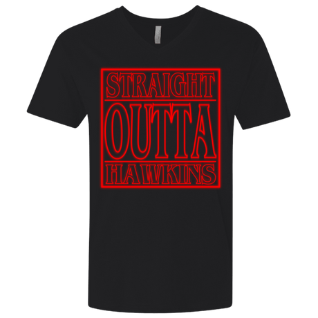 T-Shirts Black / X-Small Outta Hawkins Men's Premium V-Neck