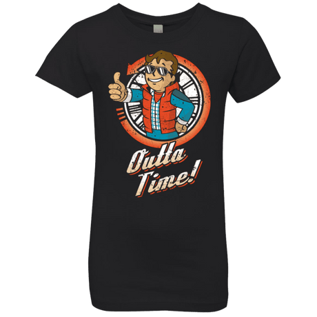 T-Shirts Black / YXS Outta Time Girls Premium T-Shirt