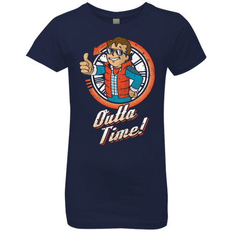 T-Shirts Midnight Navy / YXS Outta Time Girls Premium T-Shirt