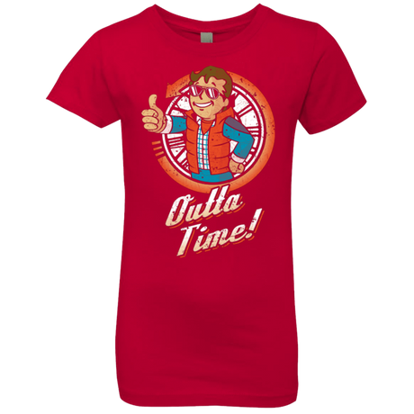 T-Shirts Red / YXS Outta Time Girls Premium T-Shirt