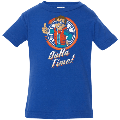 T-Shirts Royal / 6 Months Outta Time Infant Premium T-Shirt