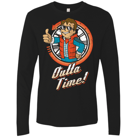 T-Shirts Black / Small Outta Time Men's Premium Long Sleeve