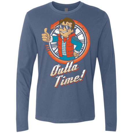 T-Shirts Indigo / Small Outta Time Men's Premium Long Sleeve