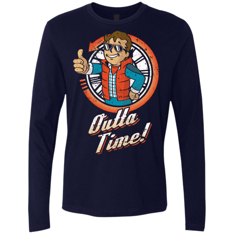 T-Shirts Midnight Navy / Small Outta Time Men's Premium Long Sleeve