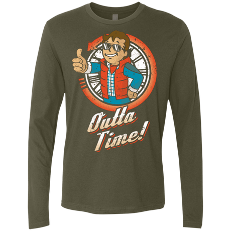 T-Shirts Military Green / Small Outta Time Men's Premium Long Sleeve