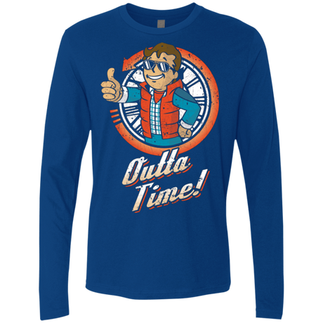 T-Shirts Royal / Small Outta Time Men's Premium Long Sleeve