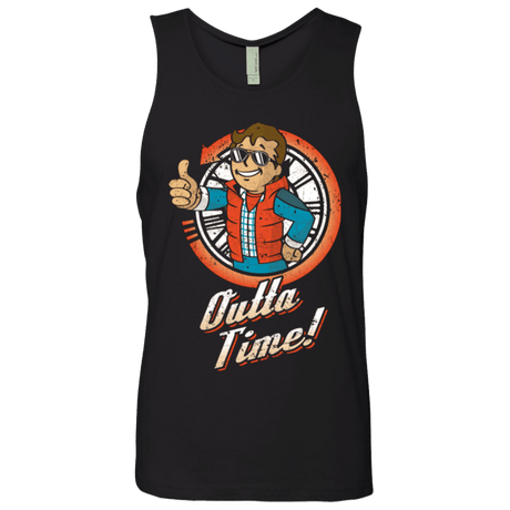 T-Shirts Black / Small Outta Time Men's Premium Tank Top