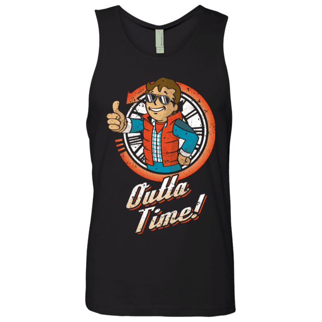 T-Shirts Black / Small Outta Time Men's Premium Tank Top