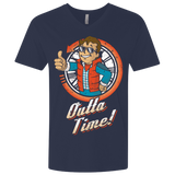 T-Shirts Midnight Navy / X-Small Outta Time Men's Premium V-Neck